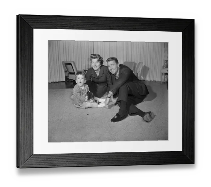 Framed Print : Patricia and Peter Lawford with Son Christopher Framed Print : Patricia and Peter Lawford with Son Christopher