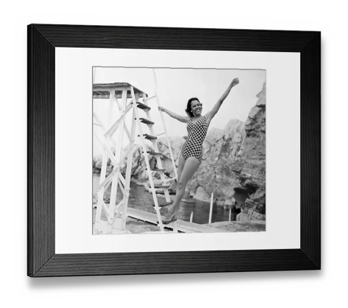 Framed Print : Dorothy Dandridge in Swimsuit Framed Print : Dorothy Dandridge in Swimsuit