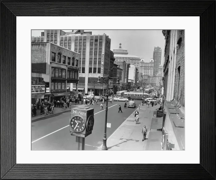 Framed Print : Department Store Row, New York City Framed Print : Department Store Row, New York City