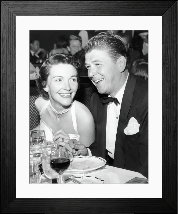 Framed Print : Mr. and Mrs. Reagan at Coconut Grove