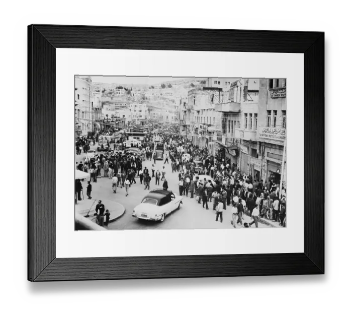 Framed Print : Crowded Street Framed Print : Crowded Street