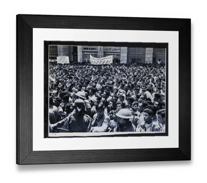 Framed Print : Crowd of Demonstrators Framed Print : Crowd of Demonstrators