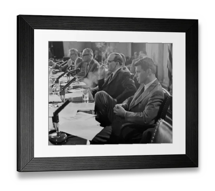Framed Print : Senate Labor Rackets Committee Framed Print : Senate Labor Rackets Committee