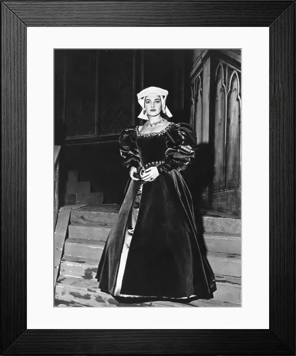 Framed Print : Maria Callas Performs In Anne Boleyn Framed Print : Maria Callas Performs In Anne Boleyn
