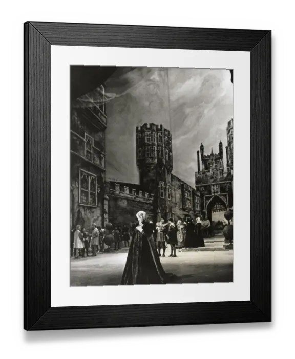 Framed Print : Maria Callas Performs In Anne Boleyn Framed Print : Maria Callas Performs In Anne Boleyn