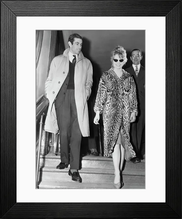 Framed Print : Roger Vadim and Brigitte Bardot Framed Print : Roger Vadim and Brigitte Bardot