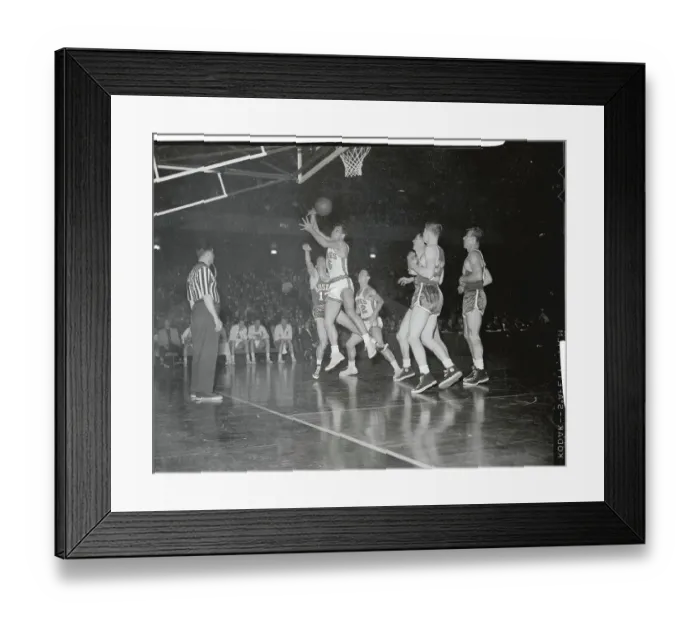 Framed Print : Cliff Hagen and Andy Phillip Fighting for Rebound Framed Print : Cliff Hagen and Andy Phillip Fighting for Rebound