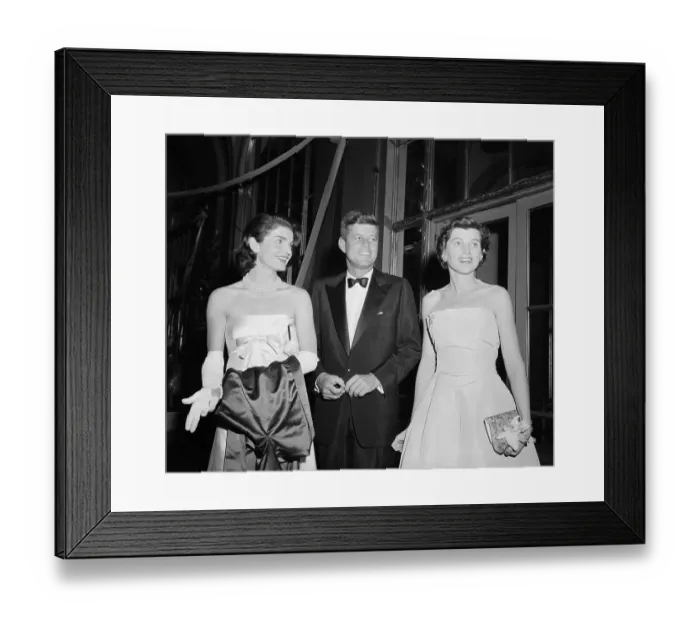 Framed Print : Mr And Mrs John F Kennedy At Ball Framed Print : Mr And Mrs John F Kennedy At Ball