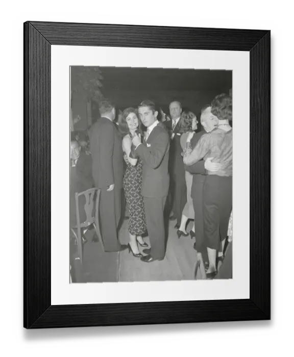 Framed Print : Robert Evans Dancing at El Morocco Club Framed Print : Robert Evans Dancing at El Morocco Club