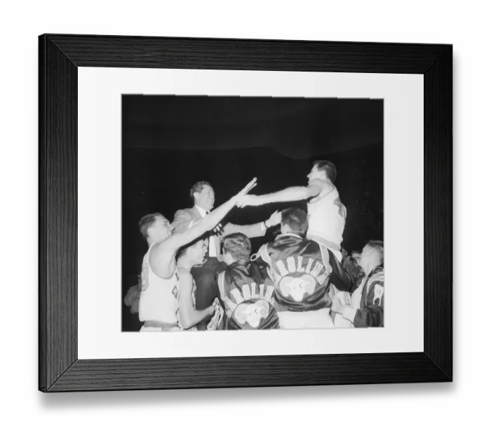 Framed Print : North Carolina Tar Heels Coach Frank McGuire and Joe Quigg Framed Print : North Carolina Tar Heels Coach Frank McGuire and Joe Quigg