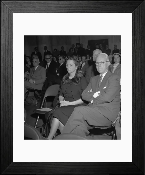Framed Print : Joseph P. and Mrs. Robert F. Kennedy