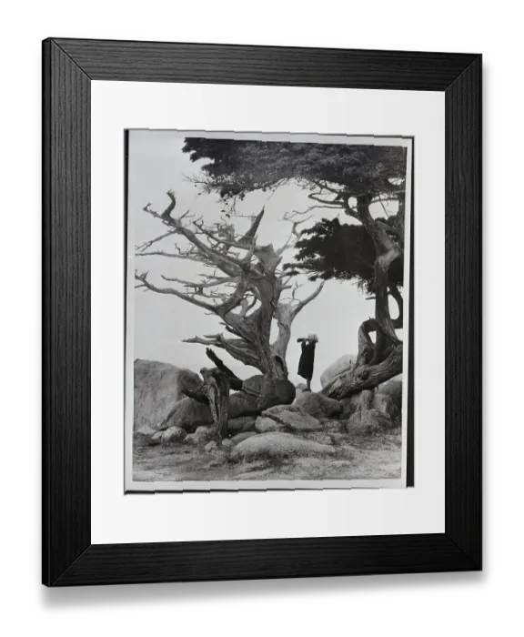 Framed Print : Photo Of Girl In Rugged Terain Framed Print : Photo Of Girl In Rugged Terain