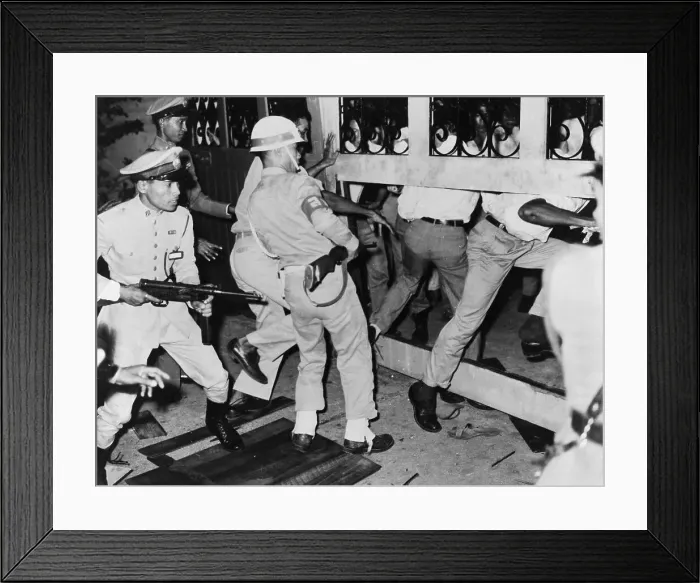 Framed Print : Thais Riot Over Voting Scandals Framed Print : Thais Riot Over Voting Scandals