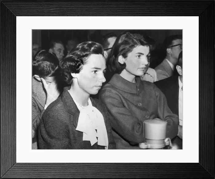 Framed Print : Ethel and Jacqueline Kennedy at Senate Hearing Framed Print : Ethel and Jacqueline Kennedy at Senate Hearing