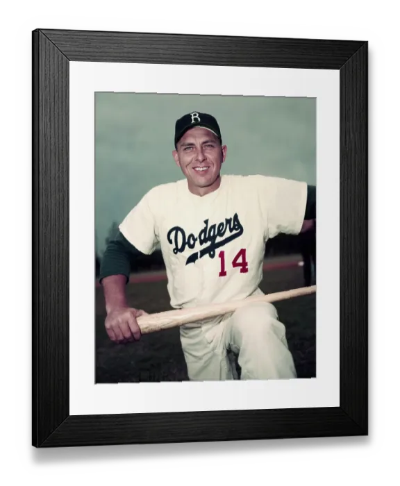 Framed Print : Brooklyn Dodgers Gil Hodges Framed Print : Brooklyn Dodgers Gil Hodges