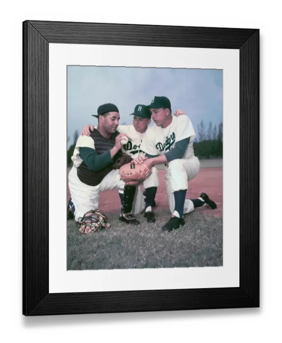 Framed Print : Brooklyn Dodger, Don Zimmer