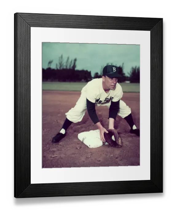 Framed Print : Brooklyn Dodger, Pee Wee Reese Framed Print : Brooklyn Dodger, Pee Wee Reese