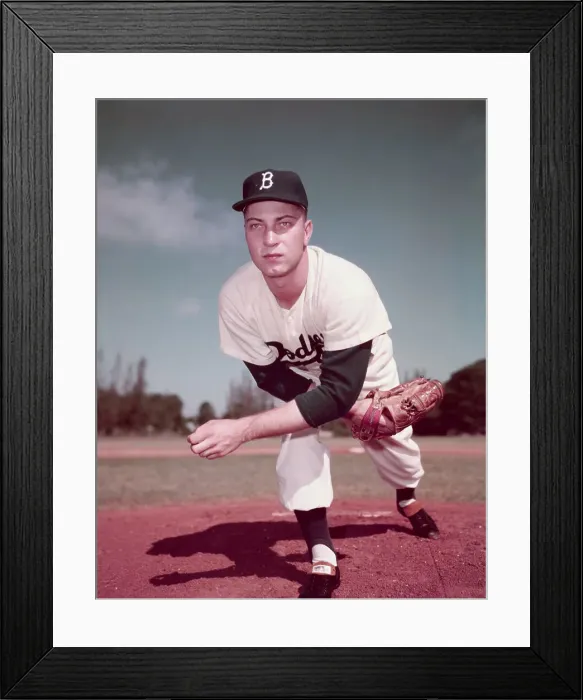 Framed Print : Brooklyn Dodger John Podres Framed Print : Brooklyn Dodger John Podres