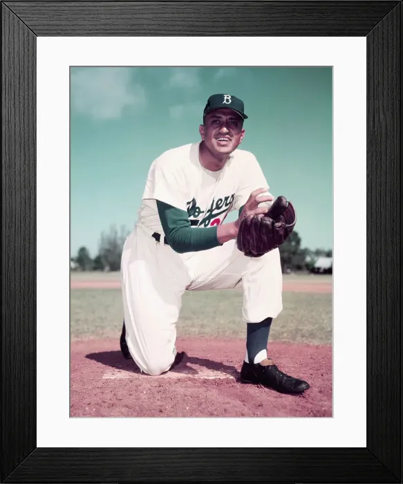Framed Print : Brooklyn Dodger Don Newcombe Framed Print : Brooklyn Dodger Don Newcombe