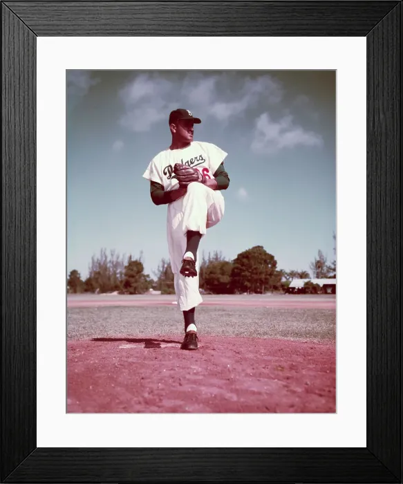 Framed Print : Brooklyn Dodger Don Newcombe Framed Print : Brooklyn Dodger Don Newcombe