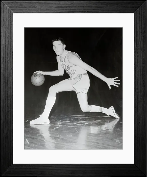 Framed Print : Basketball Player Bob Cunningham Framed Print : Basketball Player Bob Cunningham