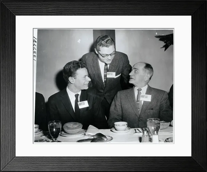 Framed Print : Charles Van Doren With Others at Luncheon Framed Print : Charles Van Doren With Others at Luncheon