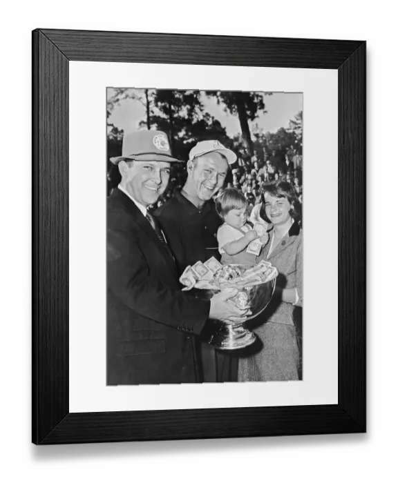 Framed Print : Arnold Palmer and Hal Berry at Houston Open Framed Print : Arnold Palmer and Hal Berry at Houston Open