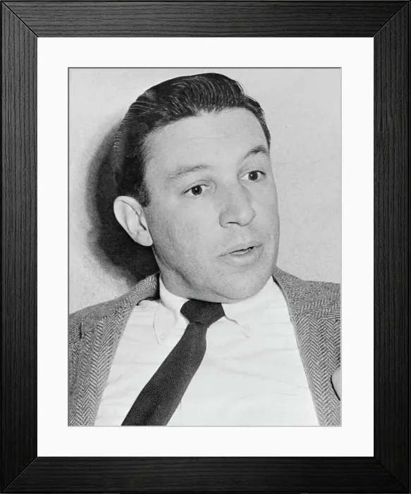 Framed Print : Portrait of Mike Wallace