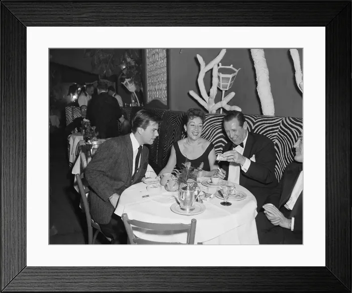 Framed Print : Robert Wagner and Ethel Merman at Nightclub Framed Print : Robert Wagner and Ethel Merman at Nightclub