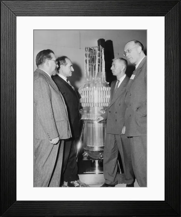 Framed Print : Hayman Rickover Meeting Power Experts Framed Print : Hayman Rickover Meeting Power Experts