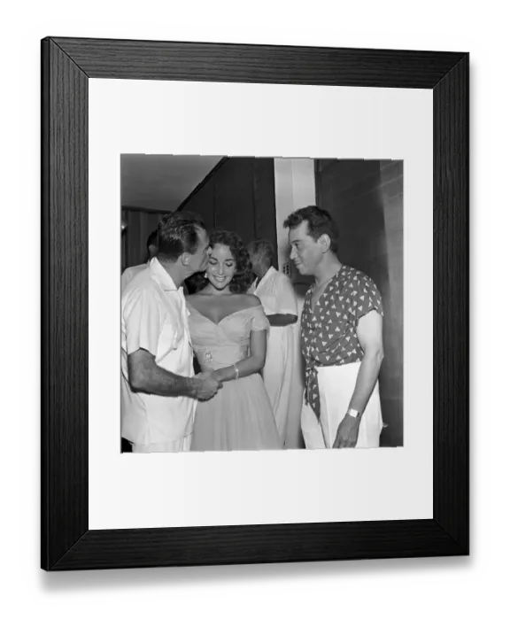 Framed Print : Mike Todd Kissing His Bride Liz Taylor Framed Print : Mike Todd Kissing His Bride Liz Taylor