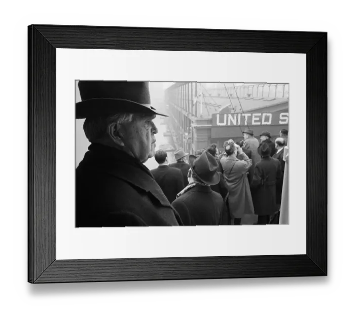 Framed Print : John L. Lewis in Profile Aboard Ship Framed Print : John L. Lewis in Profile Aboard Ship
