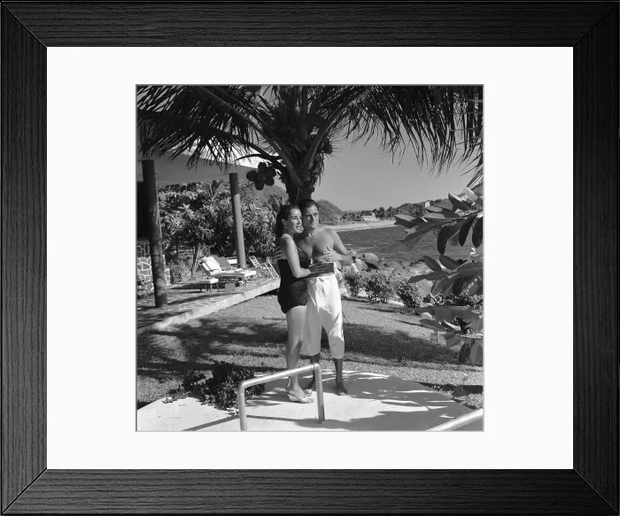 Framed Print : Mike Todd and Liz Taylor on Honeymoon Framed Print : Mike Todd and Liz Taylor on Honeymoon