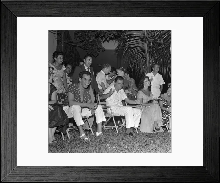 Framed Print : Mike Todd and Liz Taylor's Wedding Party Framed Print : Mike Todd and Liz Taylor's Wedding Party