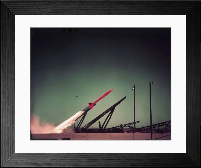 Framed Print : US Military Rocket Nike Hercules