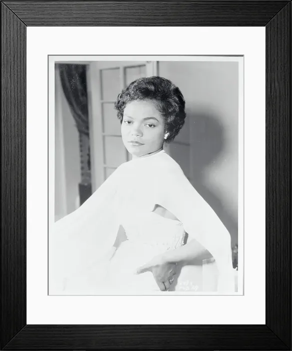 Framed Print : Portrait of Eartha Kitt Framed Print : Portrait of Eartha Kitt