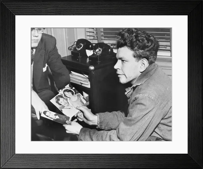 Framed Print : Questioning in Grimes Sisters Murder Case Framed Print : Questioning in Grimes Sisters Murder Case