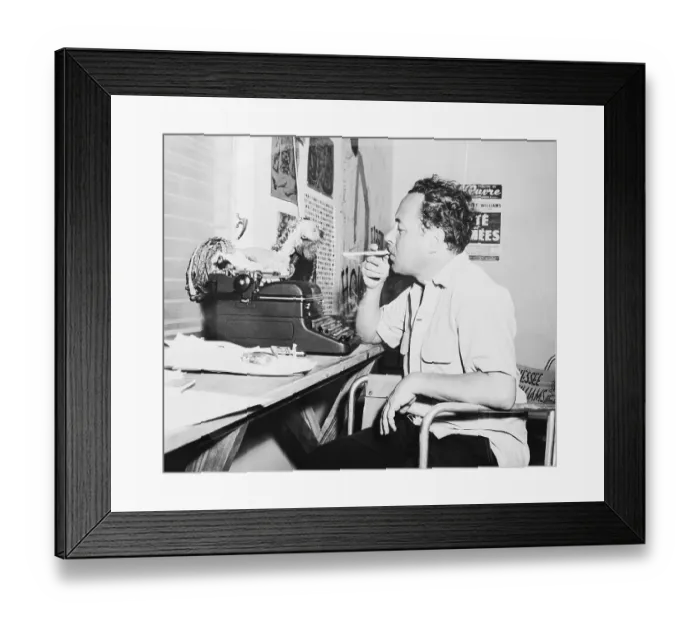 Framed Print : Tennessee Williams Framed Print : Tennessee Williams