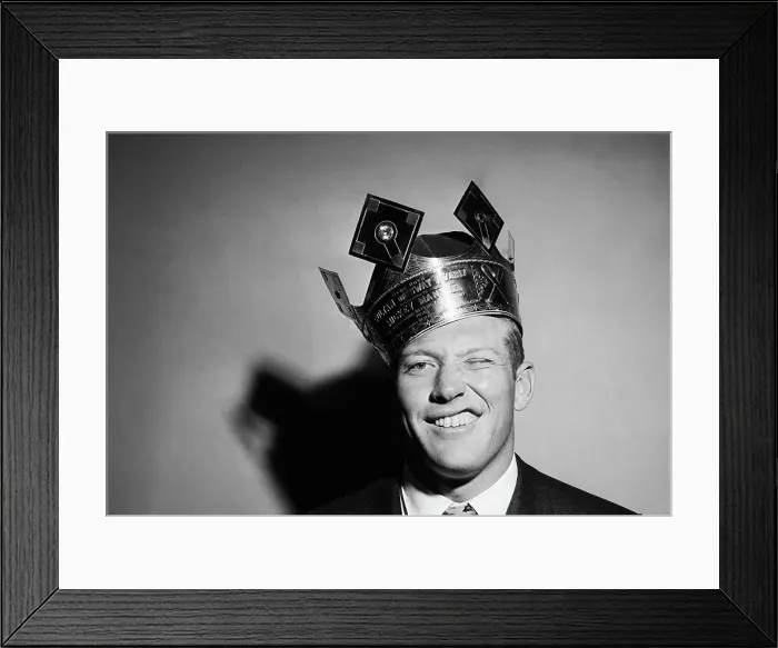 Framed Print : Mickey Mantle Winking In Gold Crown Framed Print : Mickey Mantle Winking In Gold Crown