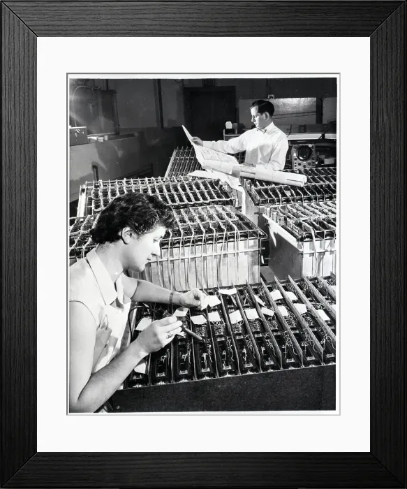 Framed Print : Worker Soldering Power Cable Framed Print : Worker Soldering Power Cable