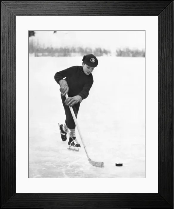 Framed Print : Prince Carl Gustaf Playing Hockey Framed Print : Prince Carl Gustaf Playing Hockey