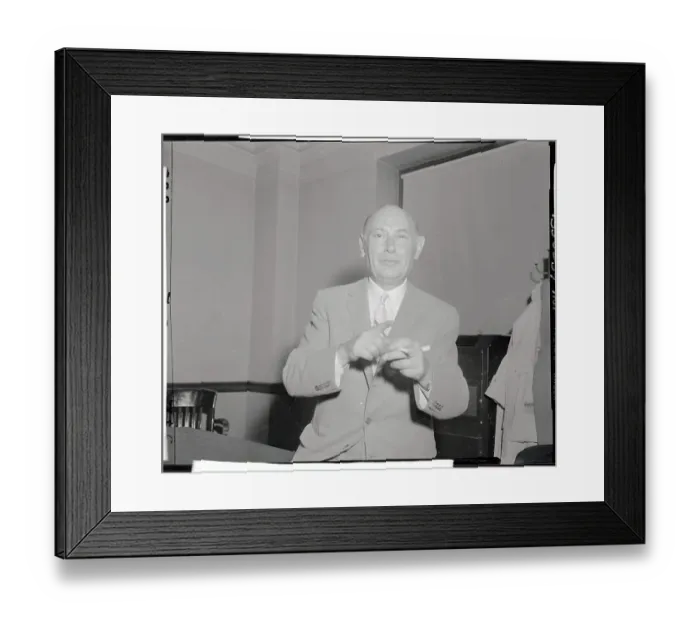 Framed Print : Portrait of Hollywood Producer Boris Morros Framed Print : Portrait of Hollywood Producer Boris Morros