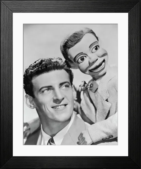 Framed Print : Ventriloquist Paul Winchell with Jerry Mahoney Framed Print : Ventriloquist Paul Winchell with Jerry Mahoney