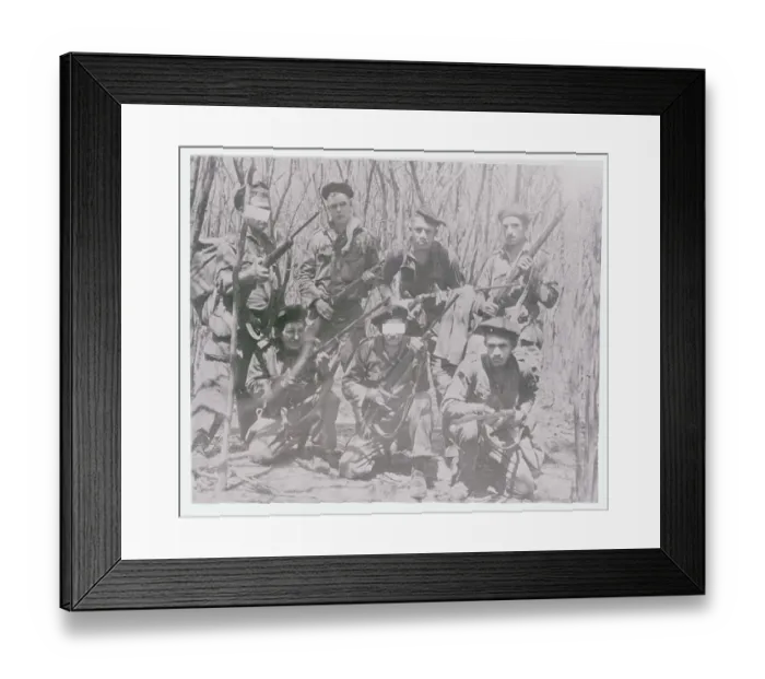 Framed Print : American Deserters in Cuban Paramilitary