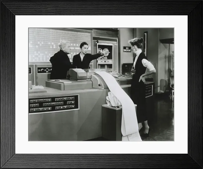 Framed Print : Scene from Desk Set Framed Print : Scene from Desk Set