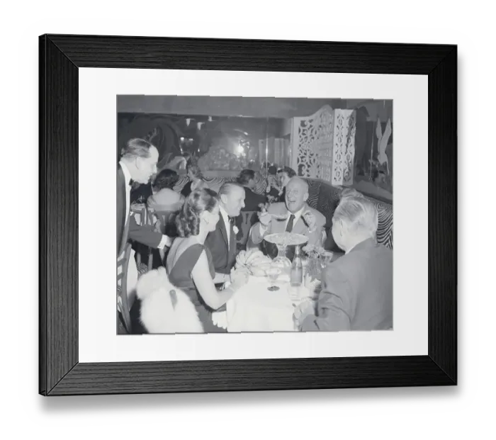 Framed Print : Jimmy Durante and Friends at the El Morocco Framed Print : Jimmy Durante and Friends at the El Morocco