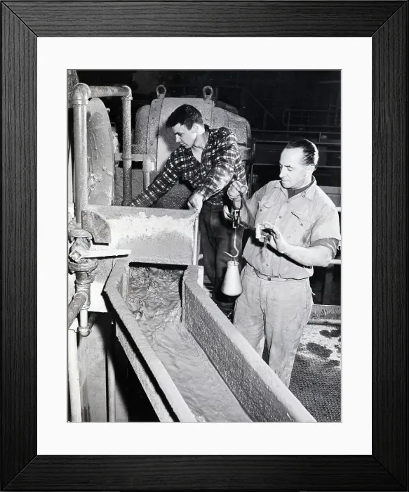 Framed Print : Men In Uranium Mine Framed Print : Men In Uranium Mine