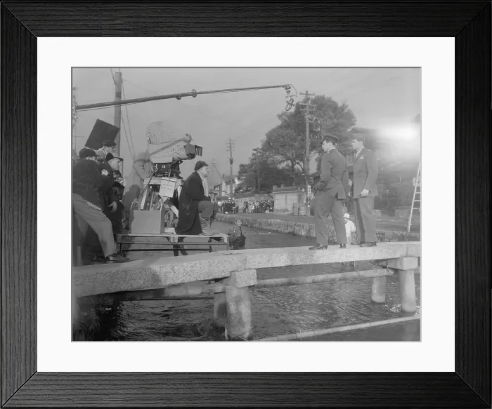Framed Print : Joshua Logan Directing Brando and Garner Framed Print : Joshua Logan Directing Brando and Garner