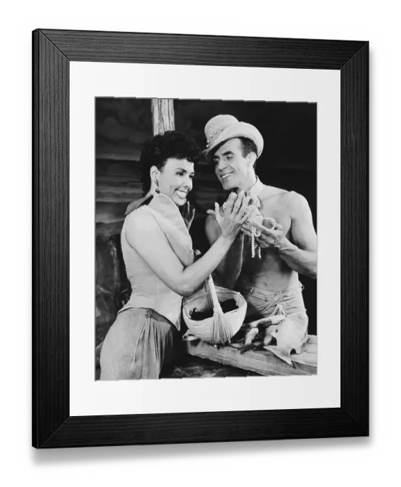 Framed Print : Lena Horne and Ricardo Montalban Framed Print : Lena Horne and Ricardo Montalban