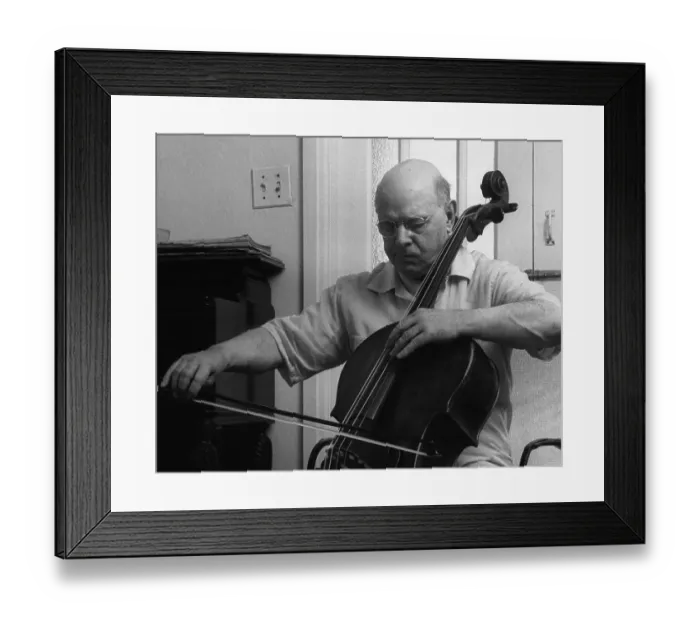 Framed Print : Pablo Casals Playing the Cello Framed Print : Pablo Casals Playing the Cello